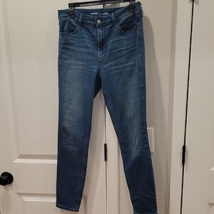 Old Navy Women's Skinny Jeans - Dark Blue